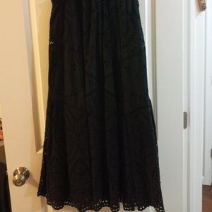 Zimmermann Broderie Anglaise Dress Size:3 Black Worn Twice